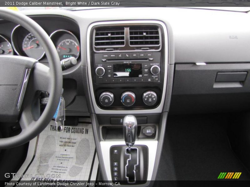 Bright White / Dark Slate Gray 2011 Dodge Caliber Mainstreet