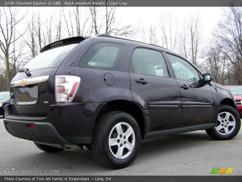 Black Amethyst Metallic / Light Gray 2006 Chevrolet Equinox LS AWD