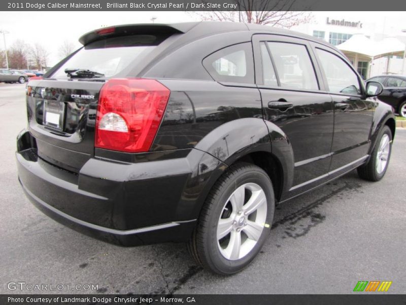 Brilliant Black Crystal Pearl / Dark Slate Gray 2011 Dodge Caliber Mainstreet