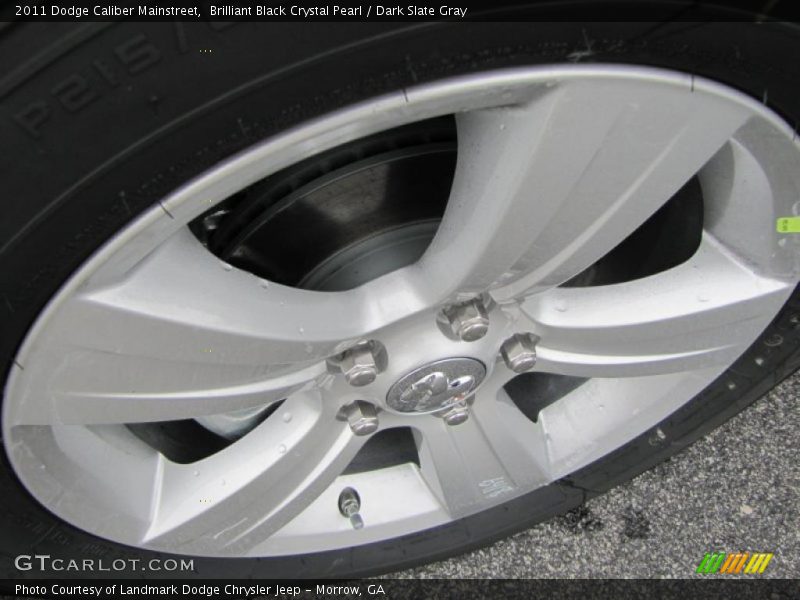 Brilliant Black Crystal Pearl / Dark Slate Gray 2011 Dodge Caliber Mainstreet