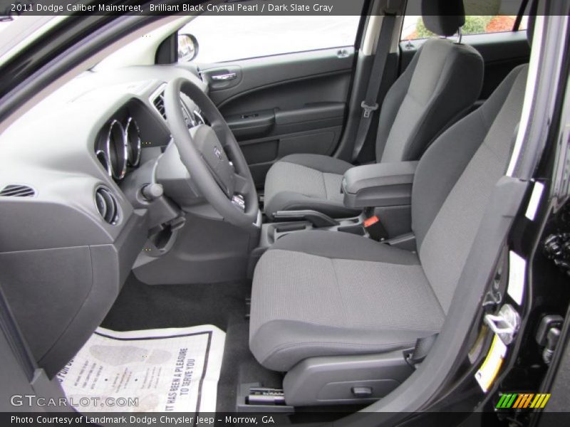 Brilliant Black Crystal Pearl / Dark Slate Gray 2011 Dodge Caliber Mainstreet