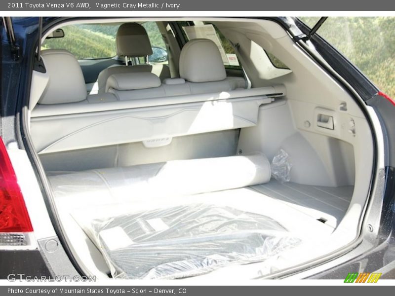  2011 Venza V6 AWD Trunk