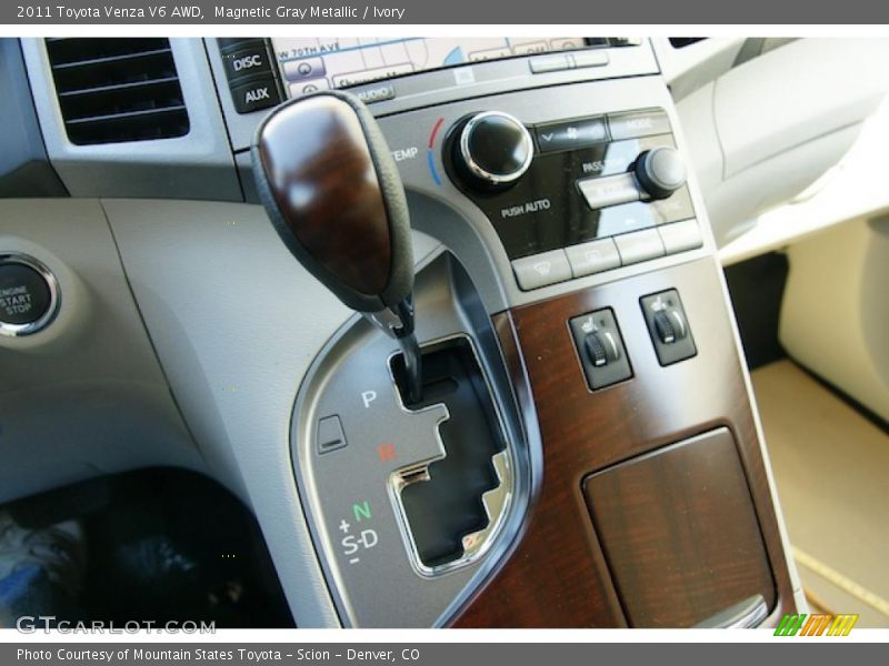  2011 Venza V6 AWD 6 Speed ECT-i Automatic Shifter
