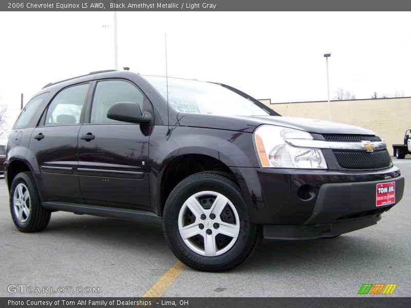 Black Amethyst Metallic / Light Gray 2006 Chevrolet Equinox LS AWD