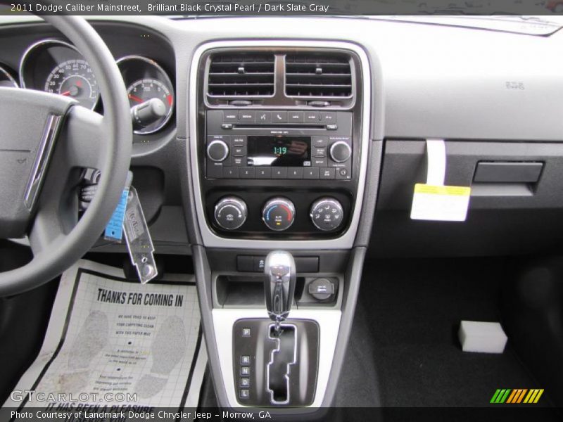 Brilliant Black Crystal Pearl / Dark Slate Gray 2011 Dodge Caliber Mainstreet