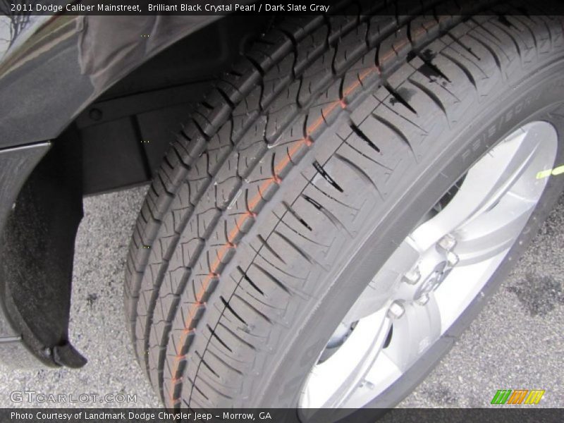 Brilliant Black Crystal Pearl / Dark Slate Gray 2011 Dodge Caliber Mainstreet