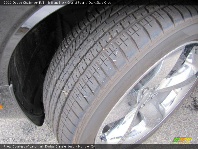 Brilliant Black Crystal Pearl / Dark Slate Gray 2011 Dodge Challenger R/T