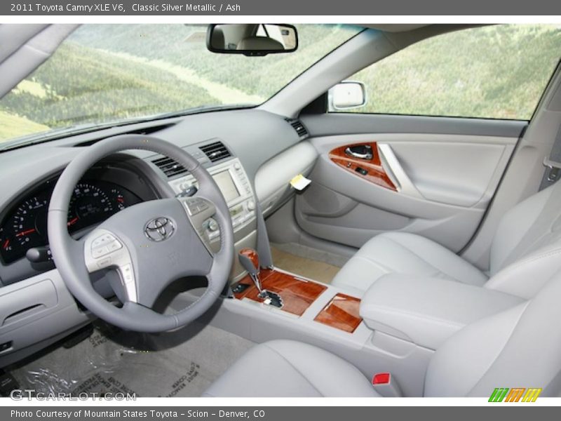  2011 Camry XLE V6 Ash Interior