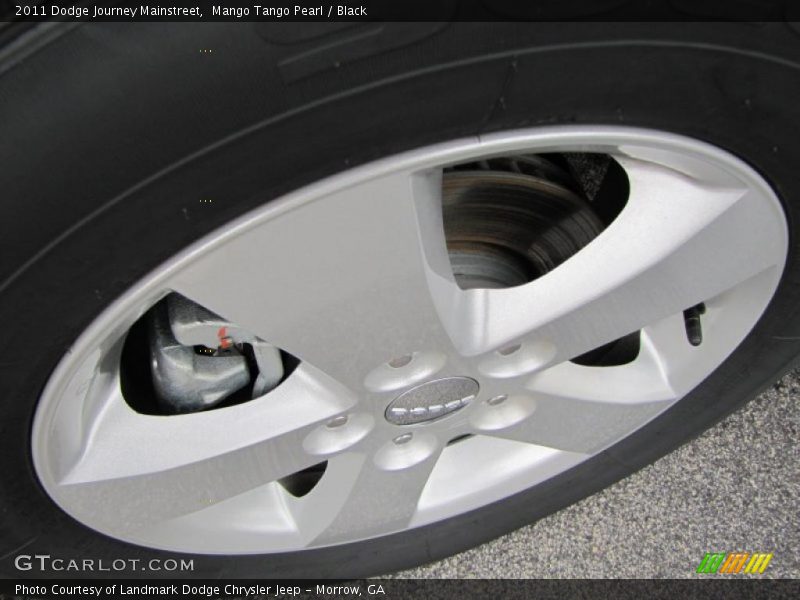 Mango Tango Pearl / Black 2011 Dodge Journey Mainstreet