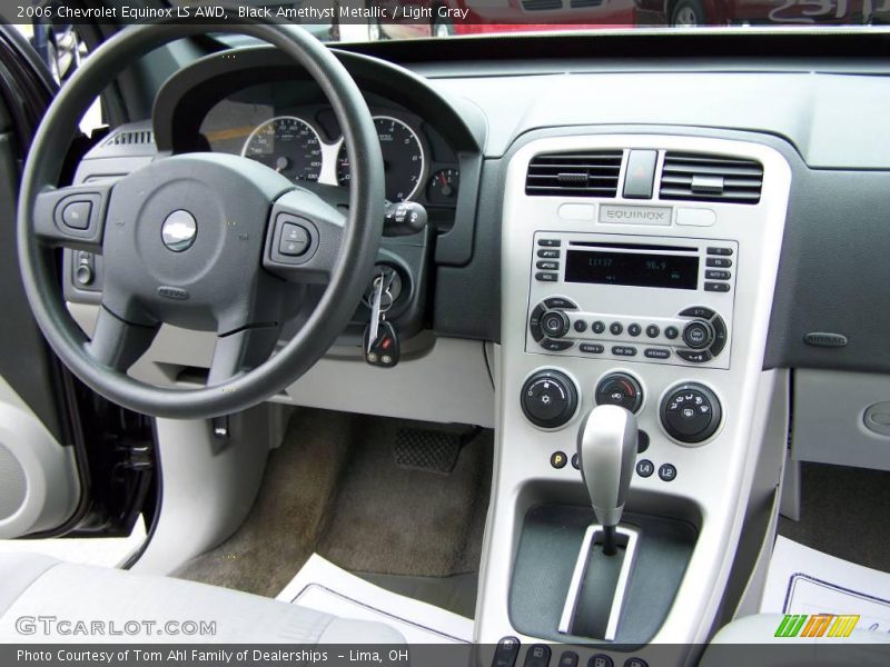 Black Amethyst Metallic / Light Gray 2006 Chevrolet Equinox LS AWD