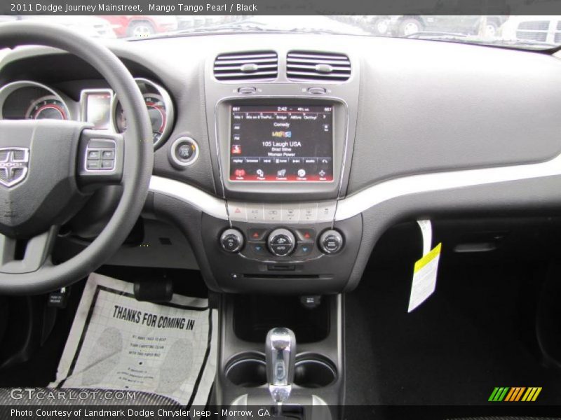 Mango Tango Pearl / Black 2011 Dodge Journey Mainstreet