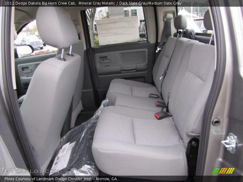  2011 Dakota Big Horn Crew Cab Dark Slate Gray/Medium Slate Gray Interior