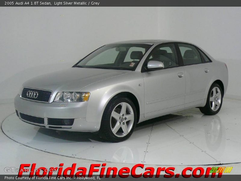 Light Silver Metallic / Grey 2005 Audi A4 1.8T Sedan