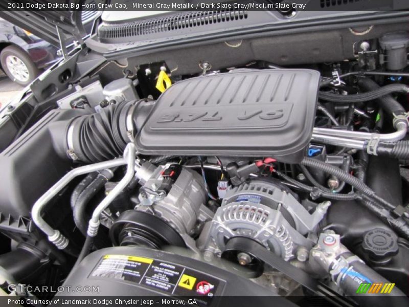  2011 Dakota Big Horn Crew Cab Engine - 3.7 Liter SOHC 12-Valve Magnum V6