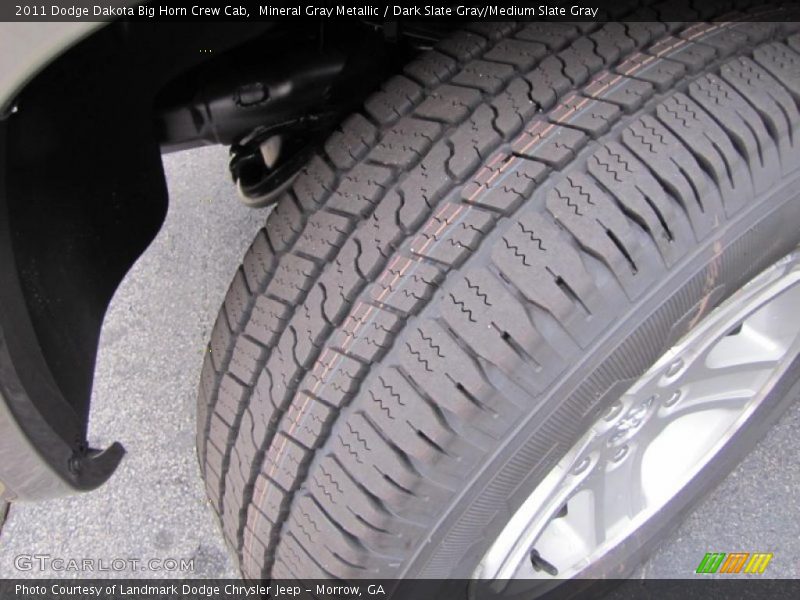 Mineral Gray Metallic / Dark Slate Gray/Medium Slate Gray 2011 Dodge Dakota Big Horn Crew Cab