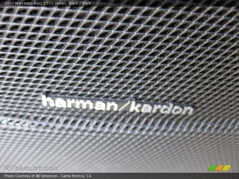 Black / Black 2007 Mercedes-Benz S 550 Sedan