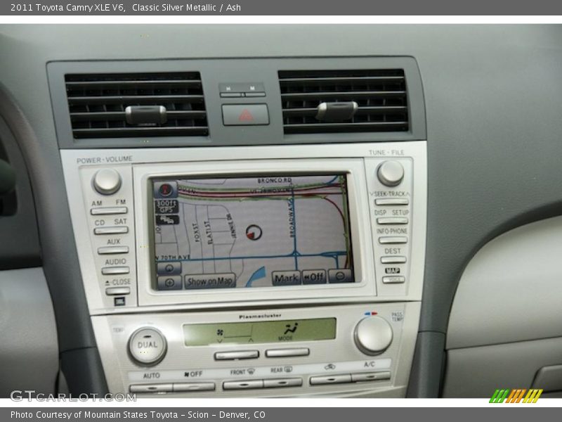 Navigation of 2011 Camry XLE V6