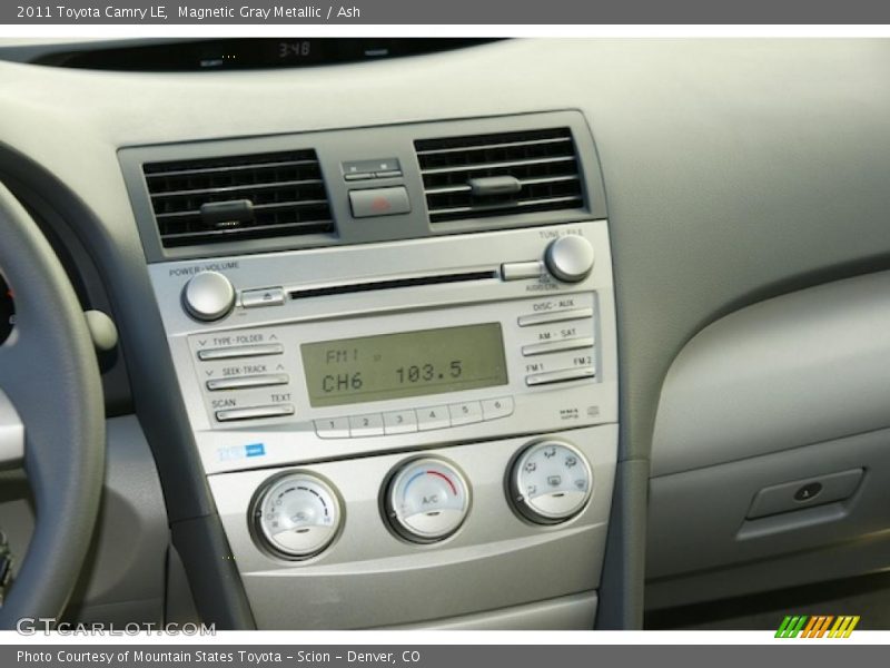 Magnetic Gray Metallic / Ash 2011 Toyota Camry LE