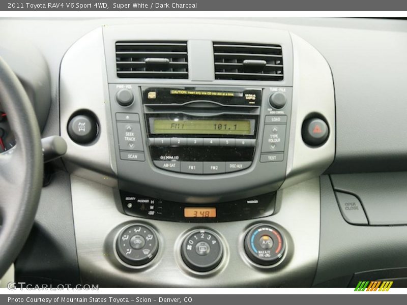 Controls of 2011 RAV4 V6 Sport 4WD