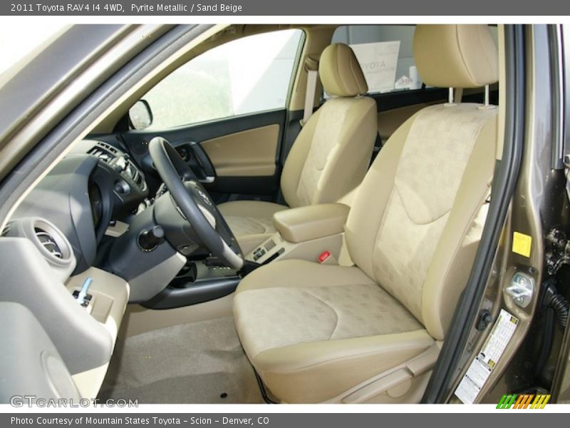  2011 RAV4 I4 4WD Sand Beige Interior