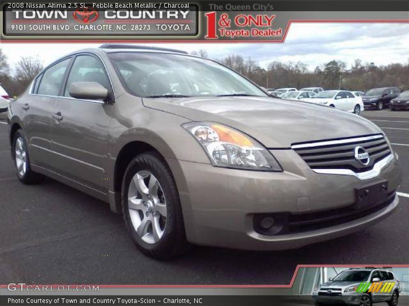 Pebble Beach Metallic / Charcoal 2008 Nissan Altima 2.5 SL