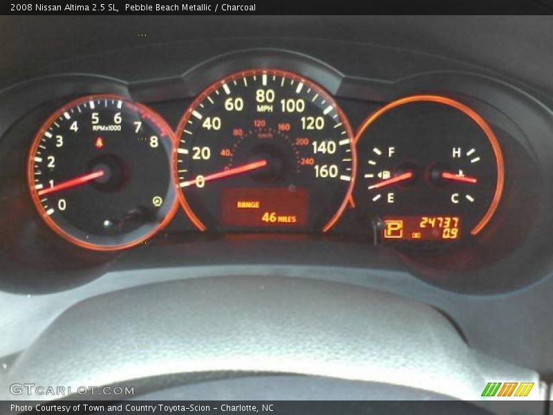 Pebble Beach Metallic / Charcoal 2008 Nissan Altima 2.5 SL