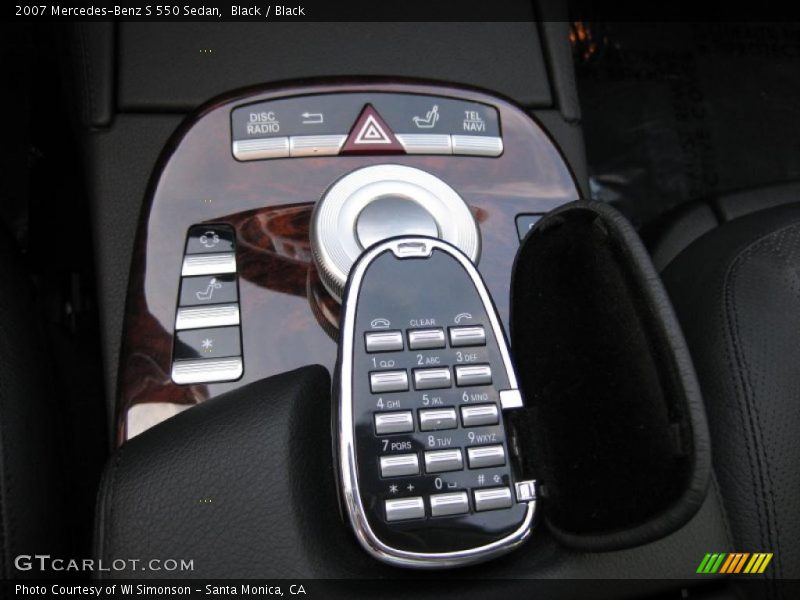 Black / Black 2007 Mercedes-Benz S 550 Sedan