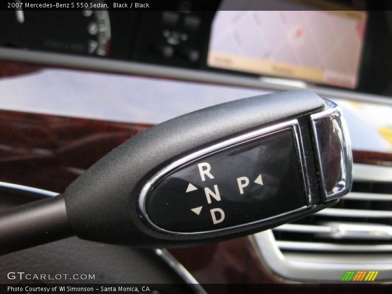 Black / Black 2007 Mercedes-Benz S 550 Sedan