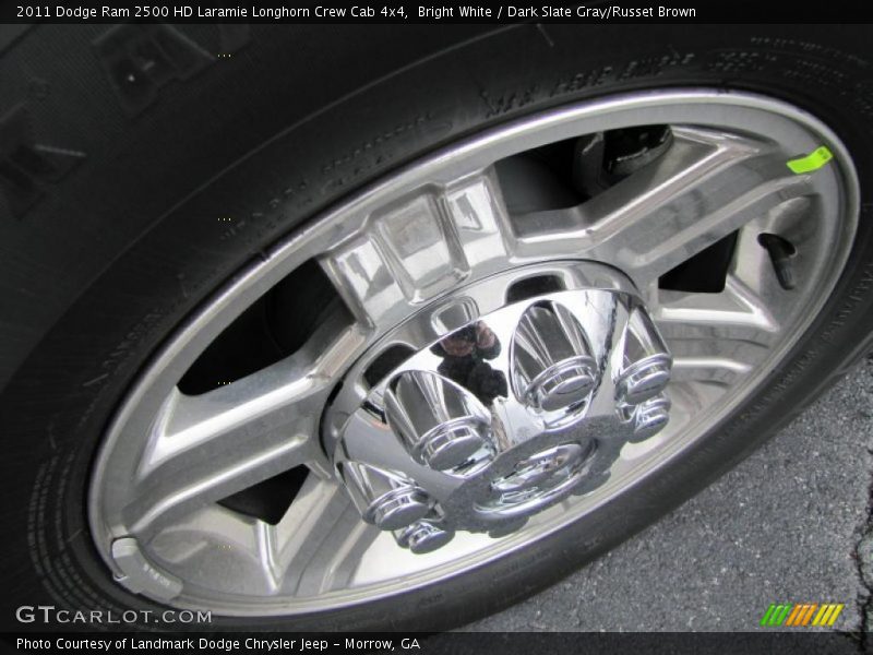 Bright White / Dark Slate Gray/Russet Brown 2011 Dodge Ram 2500 HD Laramie Longhorn Crew Cab 4x4