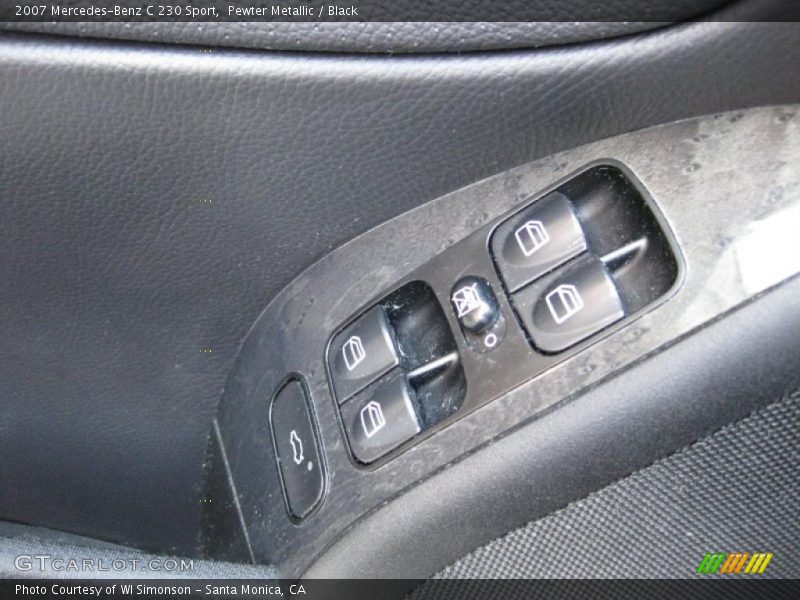 Pewter Metallic / Black 2007 Mercedes-Benz C 230 Sport