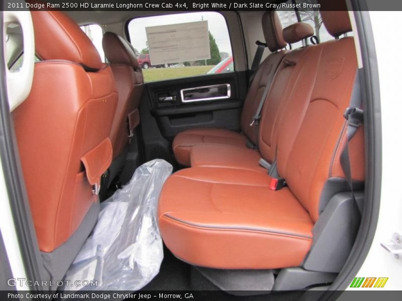 2011 Ram 2500 HD Laramie Longhorn Crew Cab 4x4 Dark Slate Gray/Russet Brown Interior