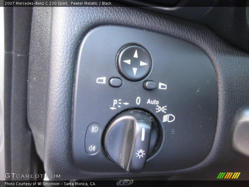 Pewter Metallic / Black 2007 Mercedes-Benz C 230 Sport