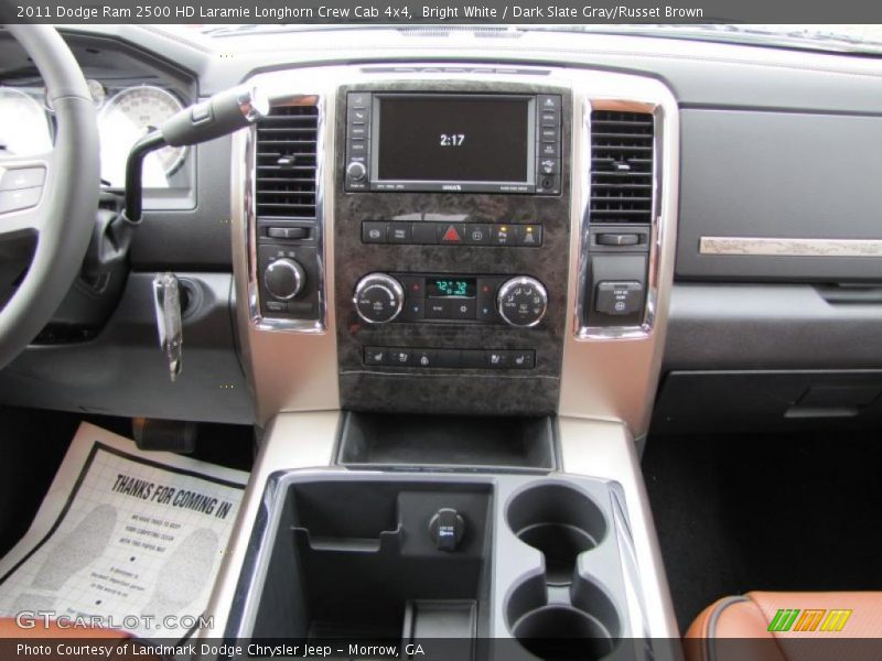 Dashboard of 2011 Ram 2500 HD Laramie Longhorn Crew Cab 4x4