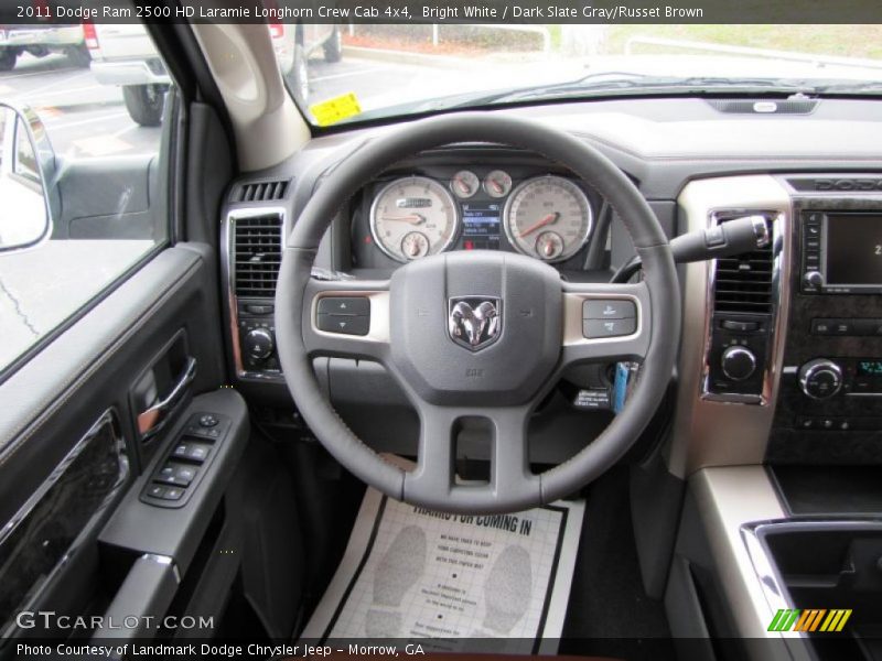  2011 Ram 2500 HD Laramie Longhorn Crew Cab 4x4 Steering Wheel