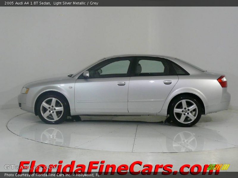 Light Silver Metallic / Grey 2005 Audi A4 1.8T Sedan