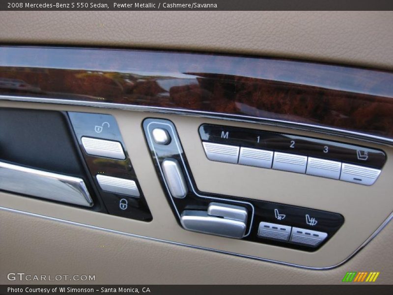 Pewter Metallic / Cashmere/Savanna 2008 Mercedes-Benz S 550 Sedan