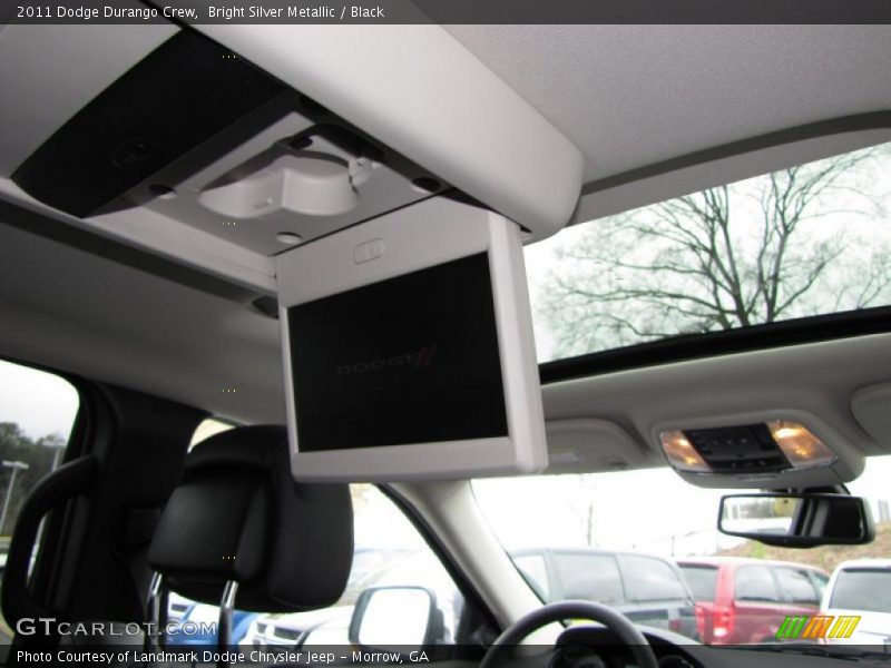 Bright Silver Metallic / Black 2011 Dodge Durango Crew