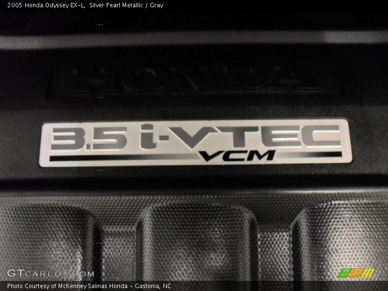 Silver Pearl Metallic / Gray 2005 Honda Odyssey EX-L