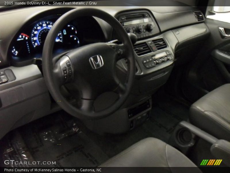 Silver Pearl Metallic / Gray 2005 Honda Odyssey EX-L
