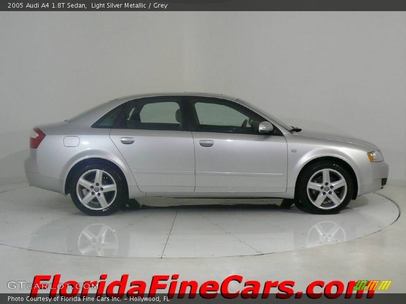 Light Silver Metallic / Grey 2005 Audi A4 1.8T Sedan