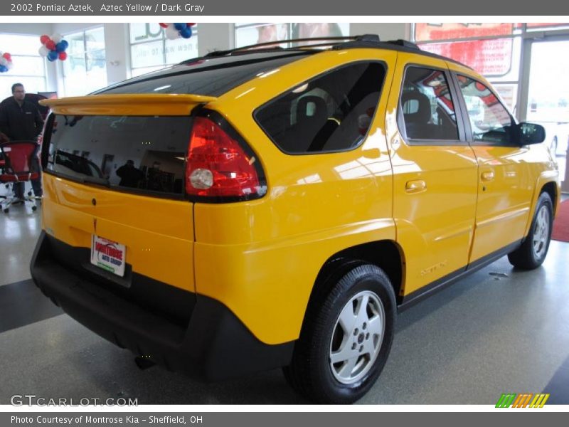 Aztec Yellow / Dark Gray 2002 Pontiac Aztek