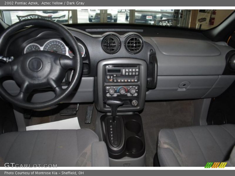 Dashboard of 2002 Aztek 