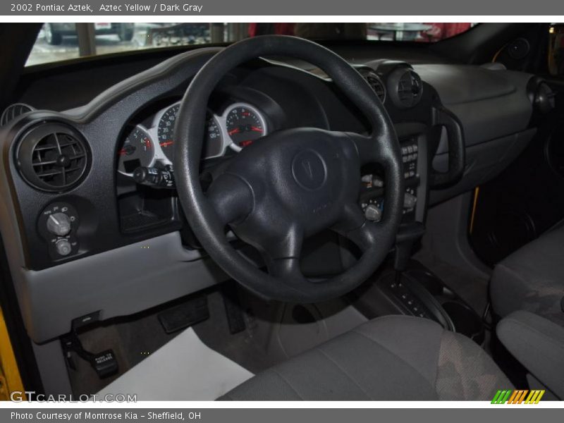Aztec Yellow / Dark Gray 2002 Pontiac Aztek
