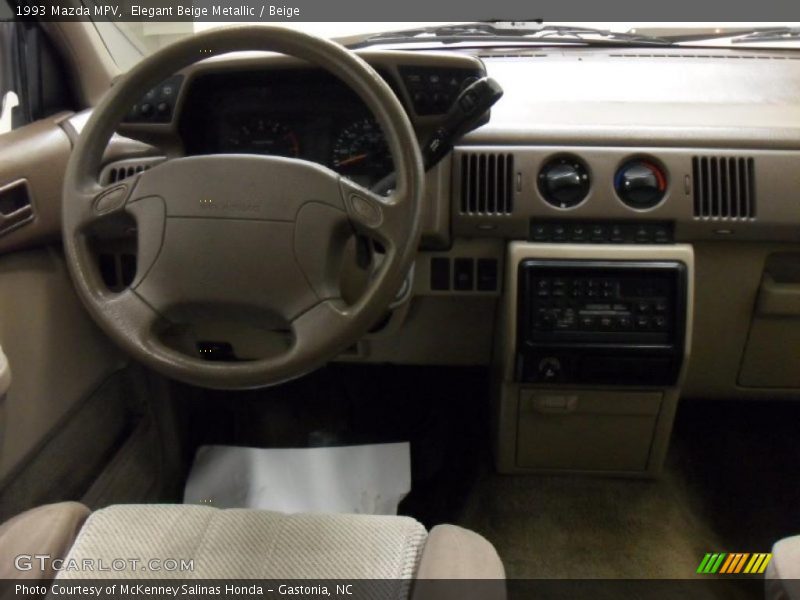 Dashboard of 1993 MPV 