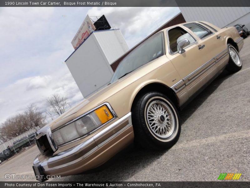 Bisque Frost Metallic / Bisque 1990 Lincoln Town Car Cartier