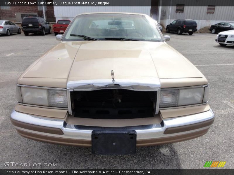 Bisque Frost Metallic / Bisque 1990 Lincoln Town Car Cartier