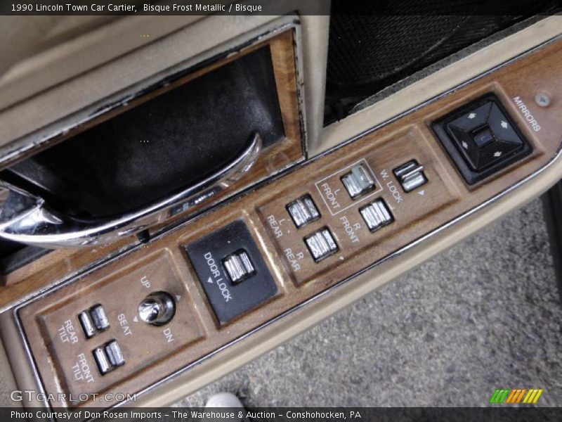 Controls of 1990 Town Car Cartier
