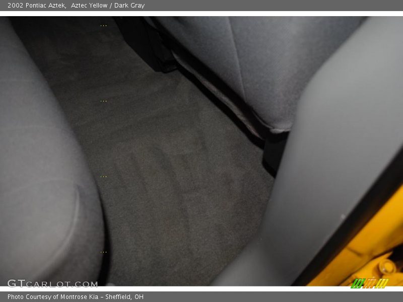 Aztec Yellow / Dark Gray 2002 Pontiac Aztek