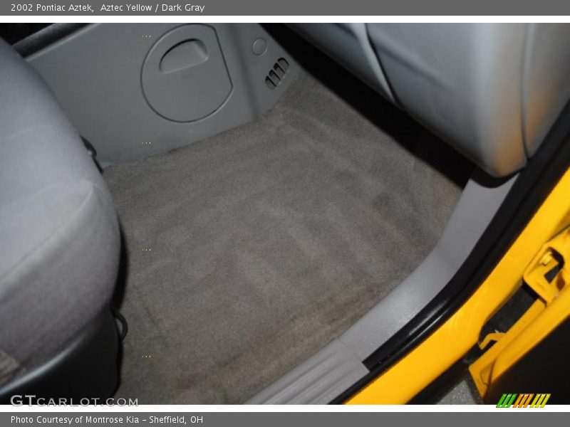 Aztec Yellow / Dark Gray 2002 Pontiac Aztek