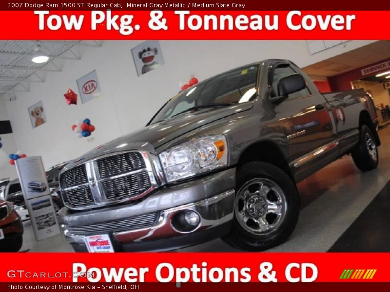 Mineral Gray Metallic / Medium Slate Gray 2007 Dodge Ram 1500 ST Regular Cab